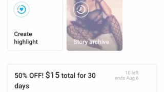 Subscribe to my OnlyFans where you can private chat with me and live stream super sexy xXx content