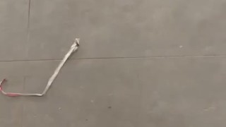 YOUNG GUY DROPS LOAD IN CONSTRUCTION ZONE DURING SUNSET
