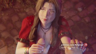 FF7 remake Aerith gets a huge facial (with sound)