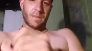 Monster cock show off to chick
