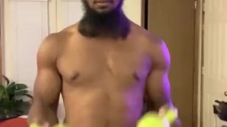 Light workout and dancing