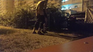Fucked with cancer in the yard