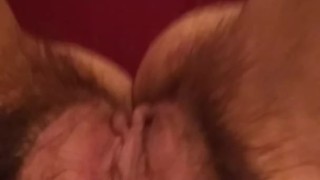 Flatulent Gassy Stinky VERY Hairy Girl Camgirl Has a SOFT FART While She Flexes Pink Hirsute Pussy