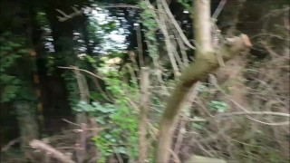 Public Path Interrupted Risky Sex & Swallow