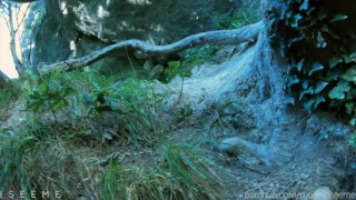 Extreme hiking and sex with my roommate nearby a waterfall full of people ISEEME