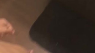 Lightskin teen wags his soft dick