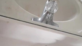 Pissing in the sink 