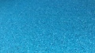 Purple and pool
