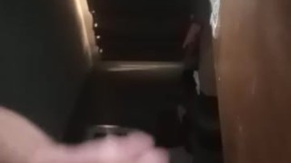 Jacking and Cumming all over table while watching porn straight guy