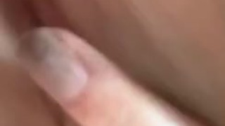 Nerdy girl finger self 