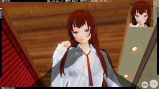 3D HENTAI POV Kurisu Makise rides your dick (Steins Gate)