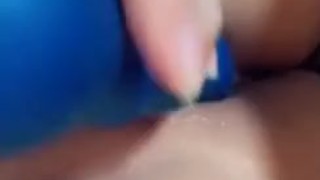 Watch me fuck my pretty pussy with a dildo