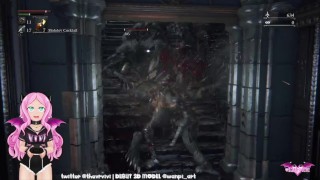 (EN VTuber) Bloodborne is Dark Souls... right¿¿¿ OmankoVivi Twitch Gamer Girl