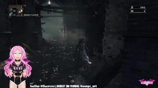 (EN VTuber) Bloodborne is Dark Souls... right¿¿¿ OmankoVivi Twitch Gamer Girl
