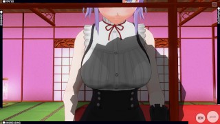 3D HENTAI POV Hotaru Shidare rides your dick (AHEGAO)