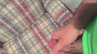 Cumming in a public museum