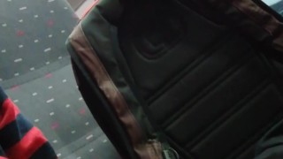 Taking my dick out in the train and wanking a bit (I was nervous)