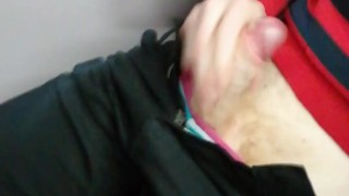 Taking my dick out in the train and wanking a bit (I was nervous)