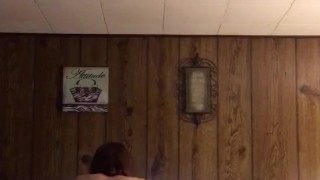 Mature Hot Wife love’s riding and soaking her young bull while I film and stroke myself 