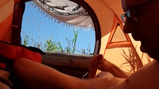 Dirty Talk in Tent, Big Load/Orgasm