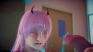 ZeroTwo Milking A Dick For Honey