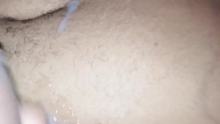 Male solo quick finish lots of cum