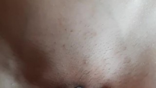 Brought to orgasm with chewing gum