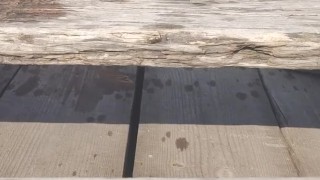 Nice weather for swimming in the river.