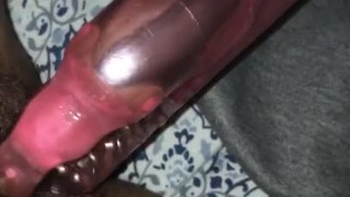 Playing with my pussy with my toy 