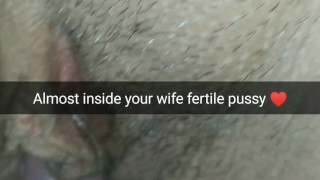I told my wife that she would use a condom with her lover and this is the video they sent to me ...