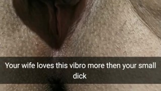 My wife prefers to masturbate with vibrator rather than have sex with me ..