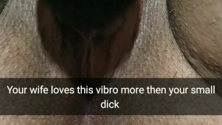 My wife prefers to masturbate with vibrator rather than have sex with me ..