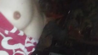 More pawg sunshyne fun sucking Sexy Tattooed BWC while playing with self to cummm