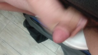 Almost caught at work