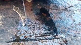 MILF Public Pissing in Bikini