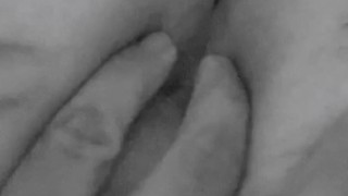 Playing with my ass in the tub 