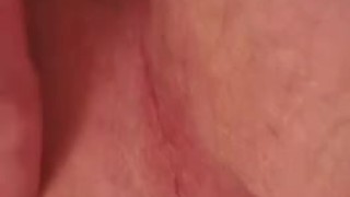 Solo anal and cum