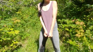 Wetting My Leggings On the Long Hike