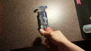 First time with the biggest dildo I have.....Amazing feeling!