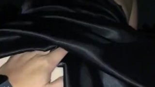 riding dick in satin dress