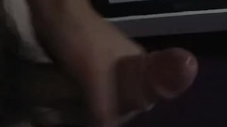 Masturbating