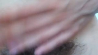 Hairy Slutty Camgirl Has Trouble Farting! Eventually She Farts into Her Hand & Tastes Her Fart!