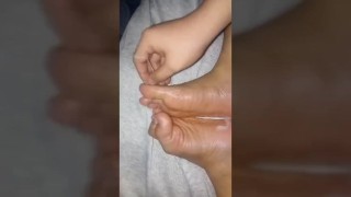 Korean teen cumshot