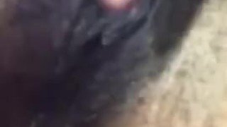 Black Teen Playing With Creamy Pussy Home Alone 