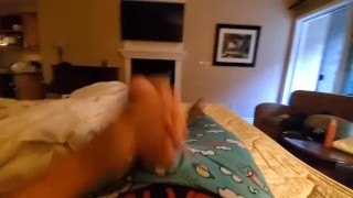 On Vacation Watching Mommy Take A Shower, Cum Twice Back 2 Back. 