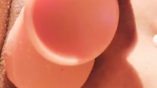 Latina playing with her toys