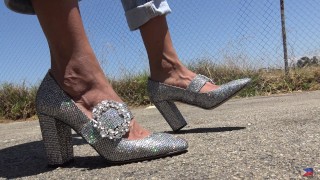Check Out My Bling! Viva Athena Showing Off Her Brand New Shoes
