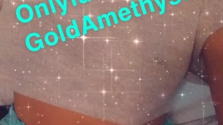 Sexy redbone makes her wet pussy squirt and cum all over herself