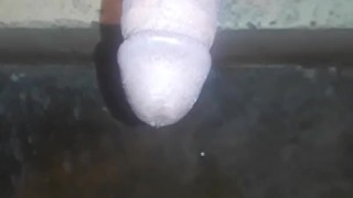 BIG BLACK COCK PISSING IN OLD ABANDONED SCARY HOUSE 