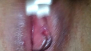 Rubbing clit - real orgasm